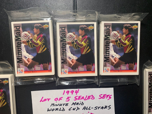 1994 Upper Deck World Cup Soccer Sets LOT OF 5 Sealed Sets Minute Maid FREE SHIP - Picture 3 of 4