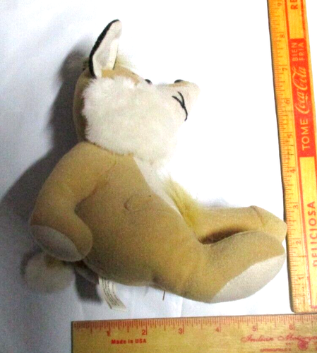 adult stuffed animal w/penis fox "weanie baby" novelty beanie doll- 8" - Picture 4 of 4