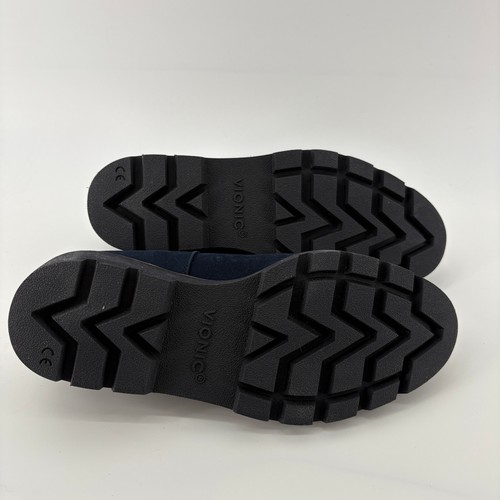 Vionic Women 6 WIDE Willa Wedge Suede Loafer Navy Blue Arch Support Ortho NWOB - Picture 6 of 6