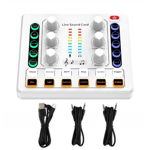 M8 Sound Card Body Professional Audio Equipment Optimized for Live Streaming - Picture 2 of 13