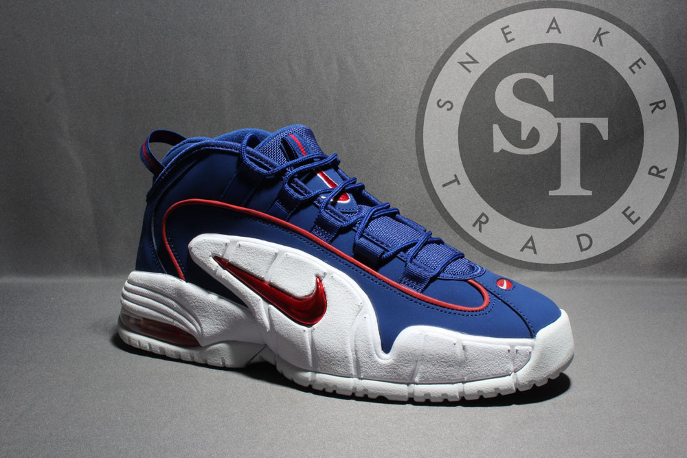 NIKE AIR MAX PENNY 685153-400 ROYAL BLUE RED WHITE DS SIZE: 8 NIKE AIR MAX PENNY 685153-400 ROYAL BLUE RED WHITE DS SIZE: 8
