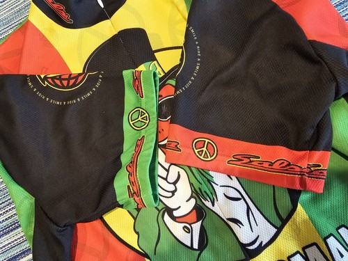 Vintage SALSA Cycles Pepperman Jersey Mountain Bike MTB Large Rasta - RARE!!! - Picture 6 of 6