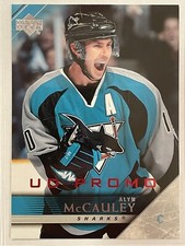 2005-06 Upper Deck Alyn McCauley UD Promo #159 Hockey San Jose Sharks