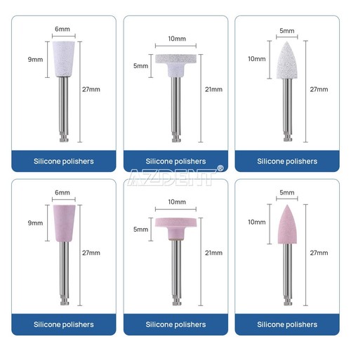 12pcs/set Dental Composite Finishing Polishing Kit RA 2.35MM Polisher for Contra - Picture 16 of 20