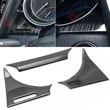 For Toyota Camry 18-24 Black Interior Dashboard Meter Decor Overlay Molding Trim