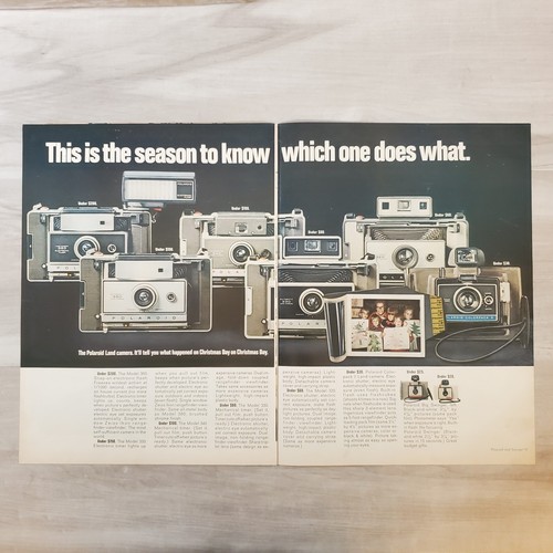 Impresión de Anuncio Polaroid Land Cámara Día de Navidad Lote Anuncio de Eferma 1969 - Imagen 2 de 12
