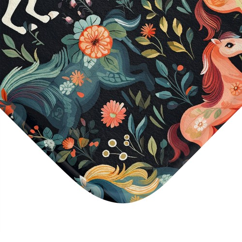 Horses Bath Mat equestrian gifts farmhouse decor horse riding decor horse lover - Imagen 7 de 9