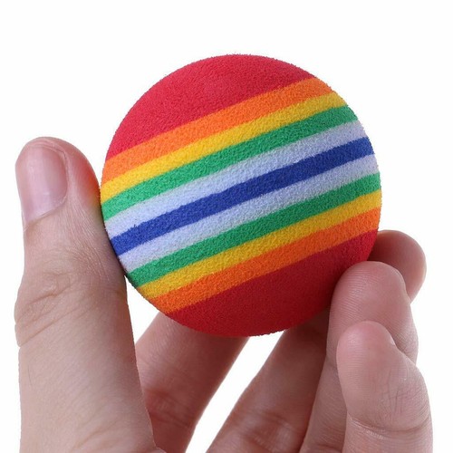 20Pcs Foam Sponge Golf Training Soft Balls Elastic Indoor Practice Rainbow USA - Picture 10 of 12