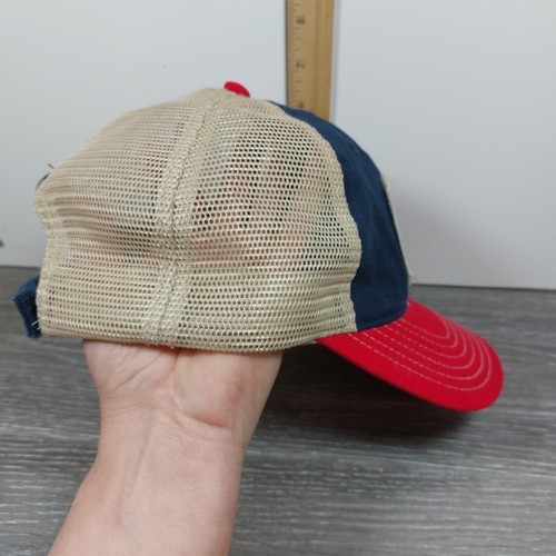 Sombrero Amsoil funciona con respaldo de malla Freedom hecho para parecer usado o desgastado - Imagen 4 de 6