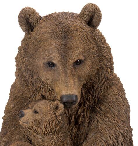 Real Life Mother & Baby Brown Bear | Highly Detailed Garden Decoration - Picture 2 of 9