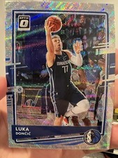 2020-21 Donruss Optic Luka Doncic Fanatics Exclusive Silver Wave Prizm #86 RARE