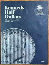 Whitman Kennedy Half Dollar Vol #3 Starting 2004 Coin Folder, Album Book #1938
