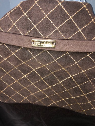 St. John Sport By Marie Gray Womens Pant Suit Brown Jacket Sz S Pants Sz 6 - Picture 5 of 10