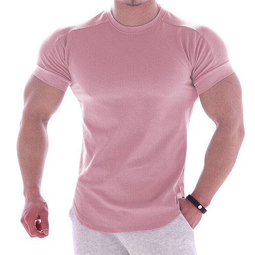 Herren-Fitness-T-Shirt Bodybuilding-Top Sportkleidung Trainingsweste ❉††↓ - Bild 16 von 28