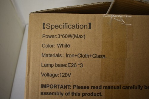 Levix Lighting 3-Lights Semi White Ceiling Flush Mount Light Fixture 120 Volt - 第 11/11 張圖片