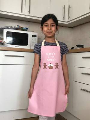 childrens baking apron