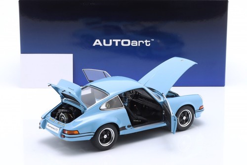 PORSCHE 911 CARRERA 2.7 RS 1973 Gulf blue/black - 1/18 - AUTOart - Picture 4 of 10