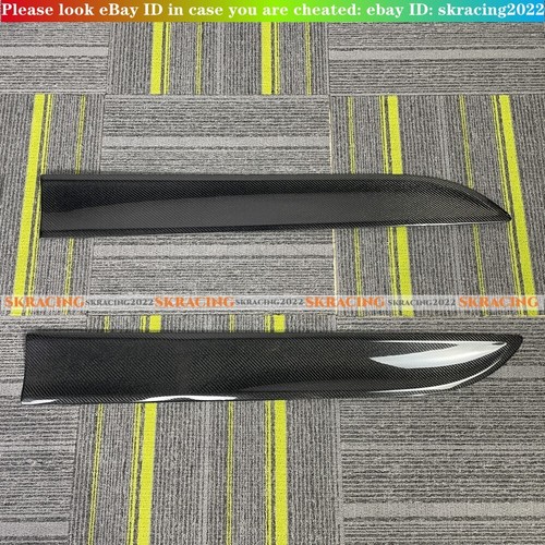 For 2014-2023 Porsche Macan Real Carbon Fiber Door Panel Trims Side Blades Set - Imagen 9 de 9