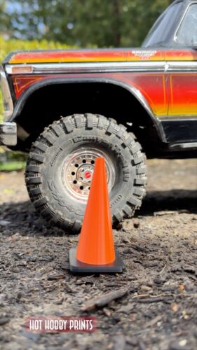 1/10 Scale Traffic Cones (10 Pack) – Drift, Race, Crawler, Translucent Teal PETG - Picture 7 of 8