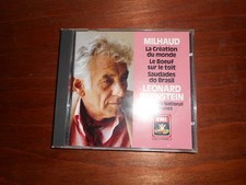 Milhaud: Creation du monde; Boeuf sur le toit; Saudades.  Leonard Bernstein