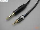 D15 (1.5m 5ft) --- 6.35mm 1/4" to 3.5mm 1/8' TRS Stereo Canare L-4E6 Audio Cable