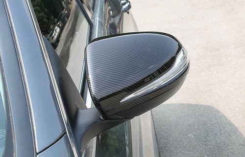 Fit For Benz GLB 2020-2022ABS Carbon Fiber Exterior Rear View Mirror Cover Trim - Picture 3 of 9