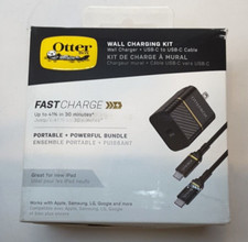OtterBox Fast Charge 20W USB-C Wall Adapter and 3.3Ft USB-C Cable - Black