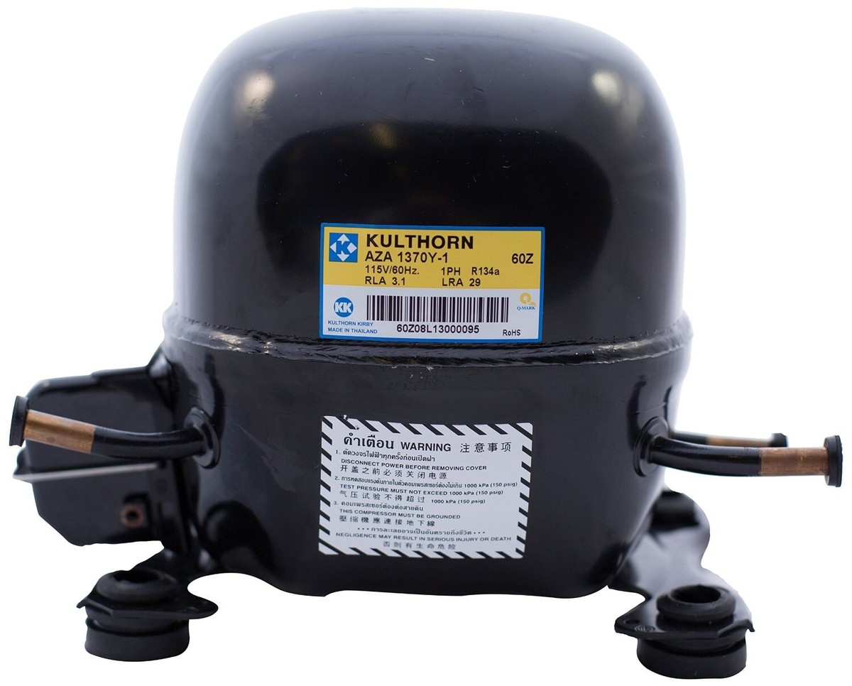 Kulthorn AZA1370Y-160Z Compressor 665 BTU, 1/6+ HP, 115V