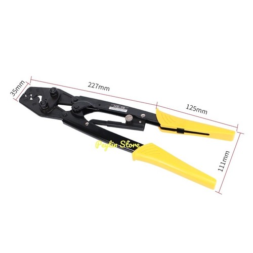 1 Stück HS-38 5,5-38 mm² 10-2 AWG Ratsche arbeitssparende Crimpzange für Elektro - Bild 2 von 3