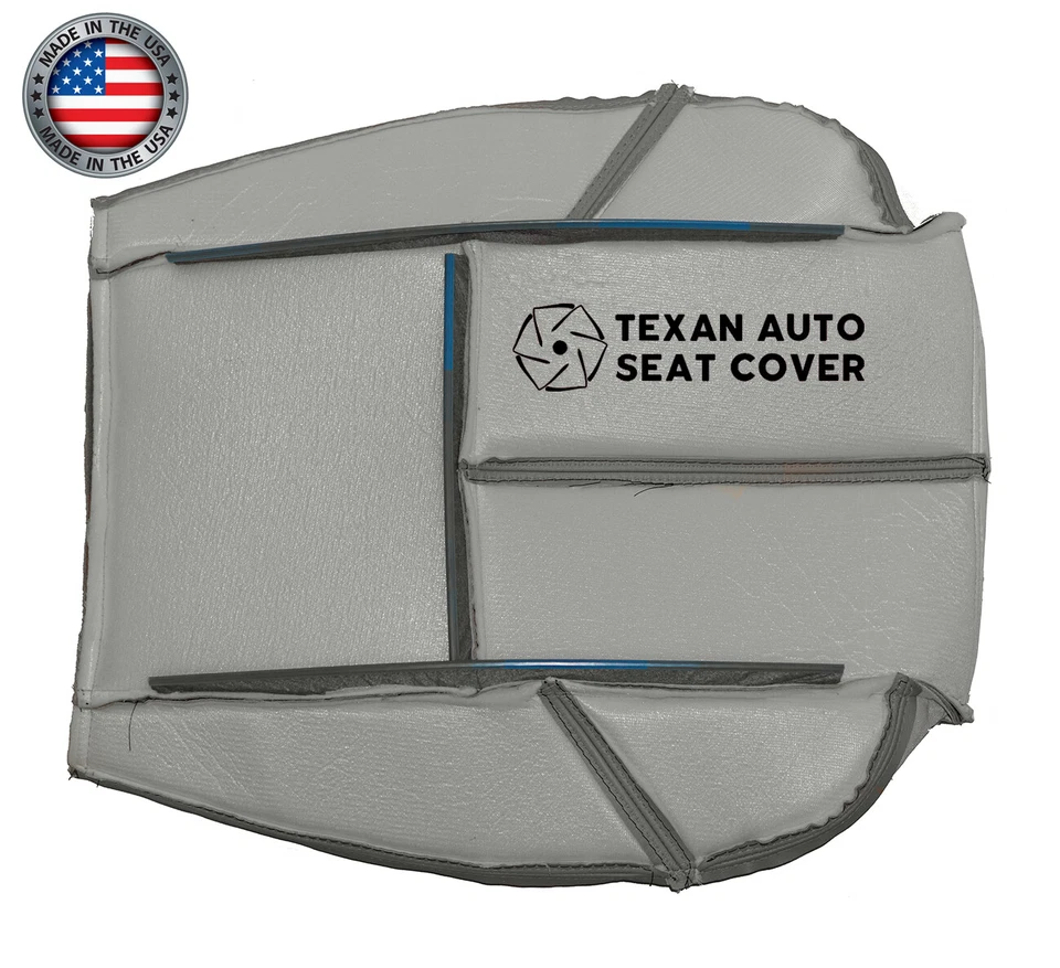 Capa de assento de vinil inferior para motorista Chevy Silverado 2500HD 3500HD LT 2008 - 2010 cinza - Imagem 4 de 4