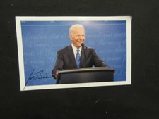 President Joe Biden Photo DNC 3 1/2 by 6 Inch Card      SW