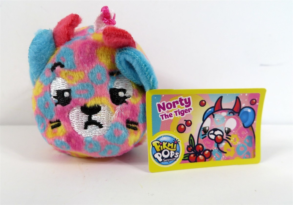 Pikmi Pops Surprise Super Surprise Pack Norty The Tiger Plush NEW