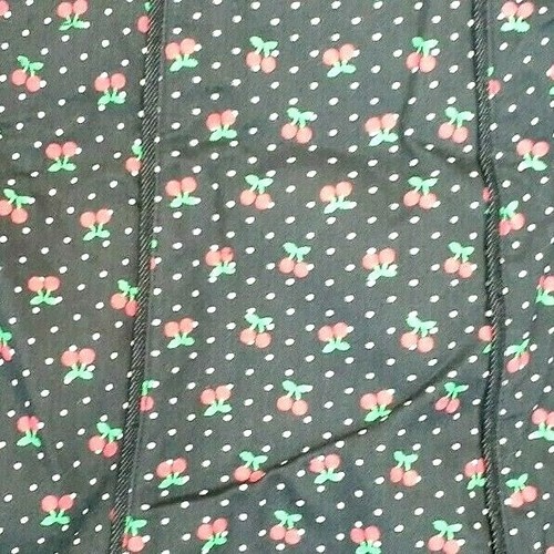 Serengeti Damen Gr. XL Cherry Fruit Print ALine Flare Knielanger Rock Stretch  - Bild 4 von 10