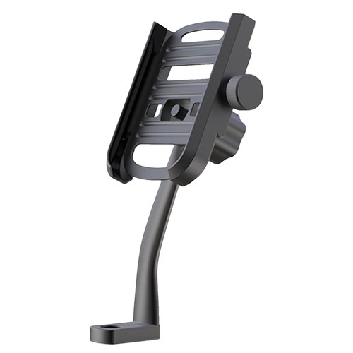 Bike Phone Holder Aluminum Motorcycle Phone Mount with 360-Degree Rotation - Photo 14 sur 16