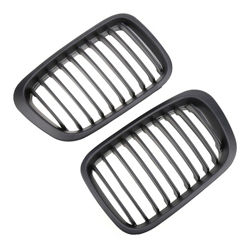 Black Front Grilles Grill For BMW E46 98-01 4D 3 series 320i 323i 325i 328i 330i - Picture 8 of 8