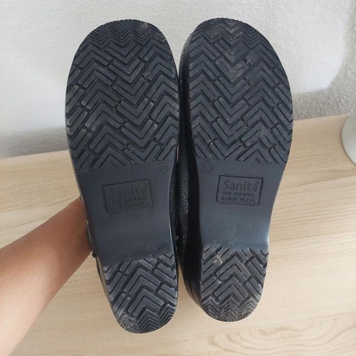 Sanita Kittery Leather Professional Slip-on Clogs Size 41 - Picture 7 of 8