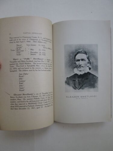 Partial Genealogy of the Swetland Family 1676-1908 edited by B. S. Swetland M.D. - Foto 8 di 10