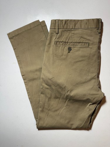 Banana Republic Lived-In Skinny Chino Hose Herren 31x30 hellbraun Stretch Freizeit