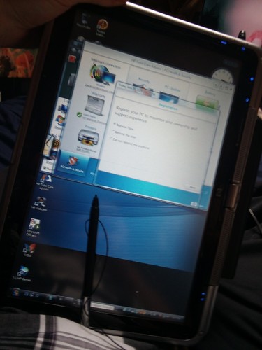 HP PAVILION TX1320 ENTERTAINMENT NOTEBOOK TOUCH STYLIST VISTA TURION 64x2 250GB - Bild 7 von 13