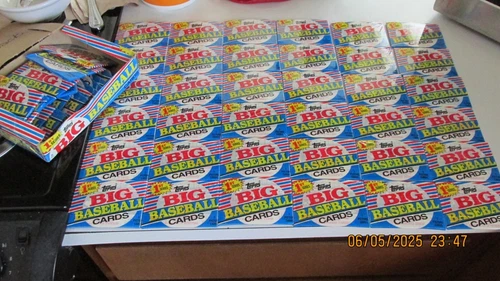 (54) 1988 Topps Big Baseball Cards Box 1st Series.  54  Unopened Packs
