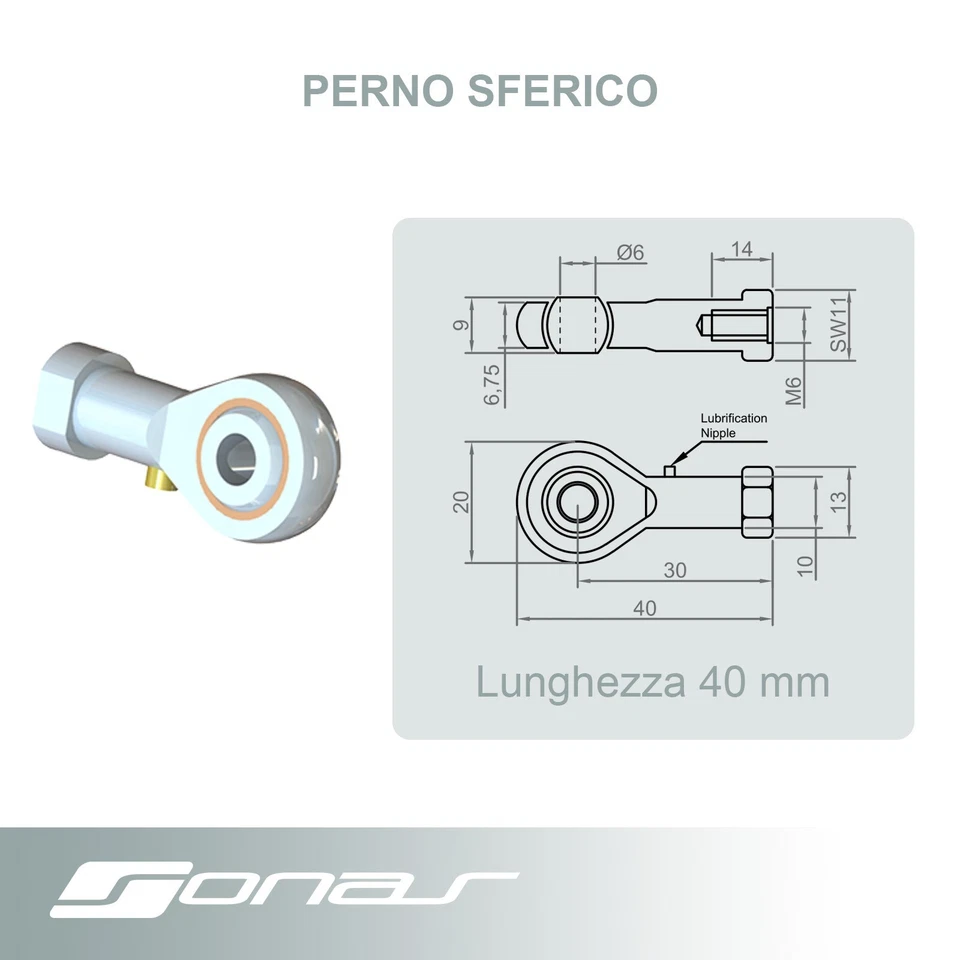 Attacchi, staffe supporto, Raccordi Per Molla Molle a Gas vari modelli - Immagine 3 di 4