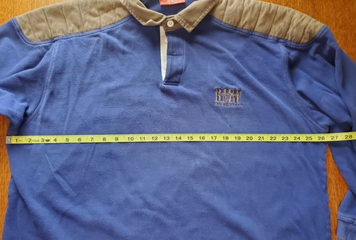 RM Williams 3XL Rugby Men's Long Sleeve Polo Shirt Collar Cotton Jersey Vintage - Picture 4 of 10