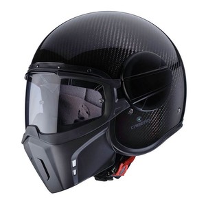Casque Jet Caberg Ghost Carbone Avec Masque Amovible Taille M