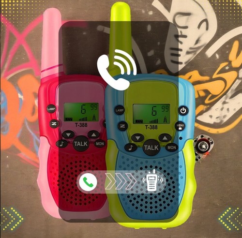 2X Walkie Talkie Set für Kinder 8Kanal Funkgerät LCD Funkgeräte Sprechfunkgeräte - Bild 9 von 22