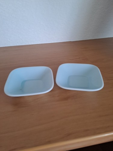 2 x Kahla modern Schälchen 9 x 9 cm bläulich , NP je 10,90. ungebraucht Neu !