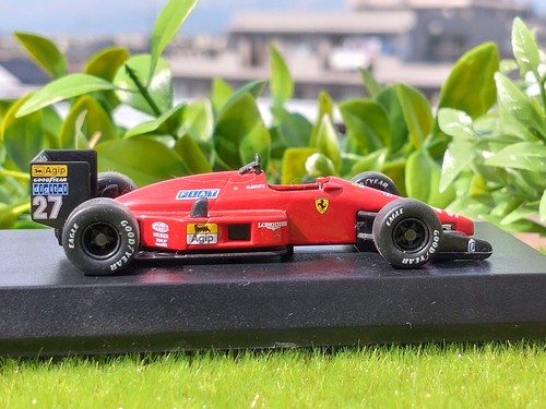 F1 1987 / Ferrari / F1-87 / n.27 M.Alborato / 1/64 auto pressofusa / Kyosho - Foto 9 di 16