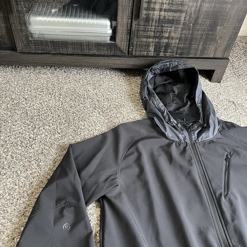 Ride Snowboards Mens XL Snowboard Jacket Black Waterproof Snow Zip Pockets Hood - Picture 2 of 7