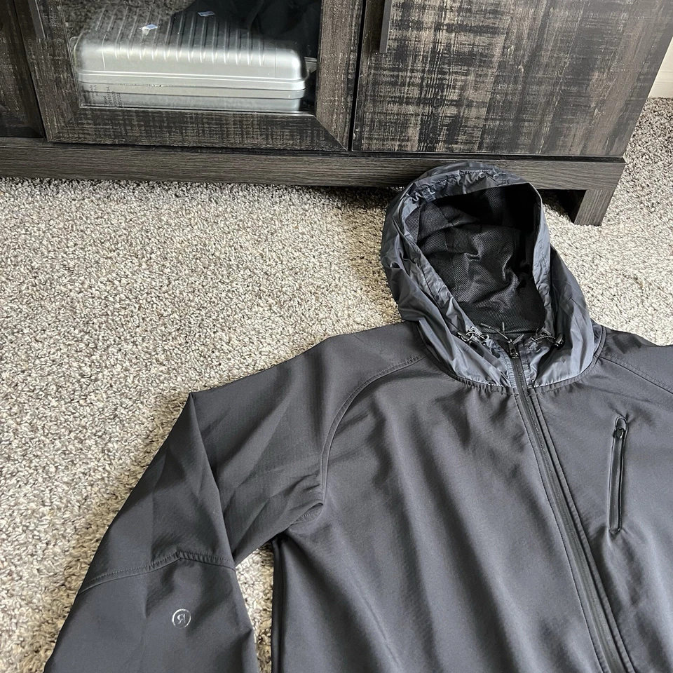 Ride Snowboards Mens XL Snowboard Jacket Black Waterproof Snow Zip Pockets Hood - Image 2 of 4