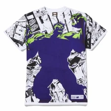 HUF X Marvel Hulk Gamma logo Tee !!! Vintage 90s comic art stussy kith