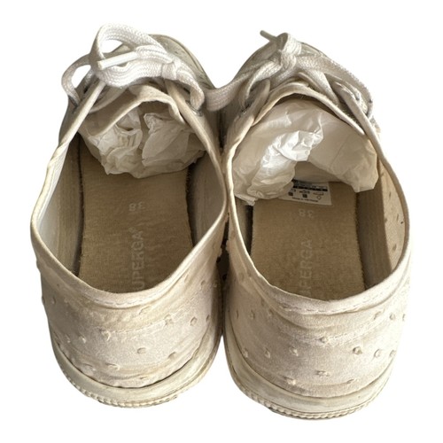 PROMO! SCARPE SUPERGA DONNA BIANCHE TELA E GOMMA 2750 PLUMETIS N° 38 - Foto 2 di 5
